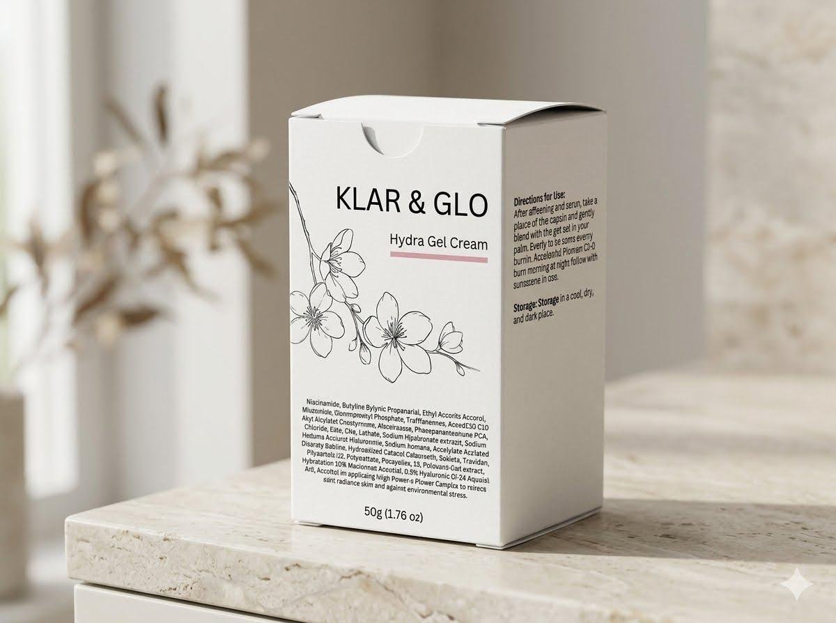 KLAR & GLO Hydra Gel Cream